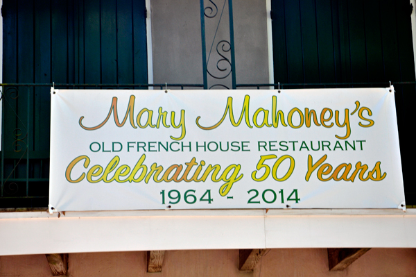 Mary Mahoney's French House sign